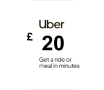 Uber £20 UK Gift Card