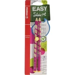 Ergonomická grafitová ceruzka pre ľavákov STABILO EASYgraph ružová 2 ks HB