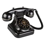 Corded Retro Telephone Old Fashioned Landline Phones Wire Landline for Ornament