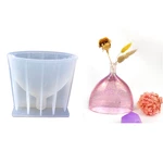 DIY Crystal Epoxy Resin Vase Silicone Mold Flower Arrangement Vase Ornament Vase Plaster Cement Vase Molds