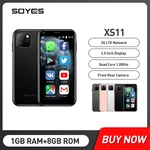 SOYES XS11 Mini Android 6.0 Phones Slim Cute Smartphones Quad Core 1GB+8GB HD 2.0MP Camera Dual SIM Small Pocket Mobile Phone