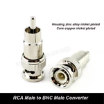 BNC/RCA Connector Adapter BNC Male To AV Male RCA Male BNC To AV Lotus Adapter Q9 Surveillance Video Adapter Heads