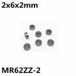 50Pcs MR62ZZ-2 692-2 R-620ZZ 2x6x2 mm Deep groove ball bearing Miniature bearing High qualit