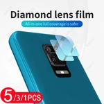 5-1Pcs Camera Lens for xiaomi redmi 10X 9 Power note 9s 9T 9AT 9A 9c 9i 8 8T 7 pro Max Camera Film phone screen protector Glass
