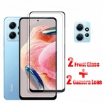 Glass Full Glue For Xiaomi Redmi Note 12 4G Screen Protector Xiaomi Redmi Note 12 Pro 4G 5G Tempered Glass Protective Phone Film