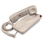Wall Mounted Corded Telephone Oval Button Clear Sound Quality Landline Phone For Hotel Home Bedroom