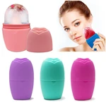 Silicone Ice Cube Massager Face Ice Roller Mold Reusable Face Skin Care Lifting Beauty Contouring Acne Care Tool Reduce Fac Y1U6