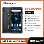 Blackview BV5200 Pro Rugged Smartphones Octa Core 4GB+64GB 6.1Inch HD 13MP Camera Android 12 Mobile Phone 5180mAh Battery NFC