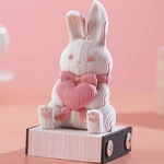 Multi-function 3D Notepad High Quality Birthday Gift Desk Accessories Memo Pad Creative Rabbit 3D Stereo Rabbit Note Office