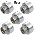 Shower Hose / Head Adaptor 3/4" Female To 1/2" Male BSP Chrome Reducer Female Hose Repair Copper Fittings For Tap Shower Faucet