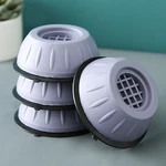 4Pcs Anti Vibration Feet Pads Rubber Legs Slipstop Silent Skid Raiser Mat Washing Machine Refrigerator Support Dampers Stand
