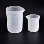 100/150/250/350ml Silicone Measuring Cups With Clear Scale Epoxy Resin Glue Split Cup DIY Jewelry Making Tools Art Kitchen Lab