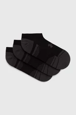 Ponožky Under Armour 3-pak pánske, čierna farba, 1379503