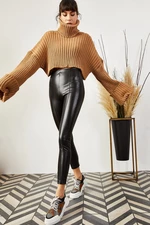 Leggings da donna Olalook Faux Leather