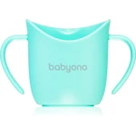 BabyOno Be Active Ergonomic Training Cup tréninkový hrnek s držadly Mint 6 m+ 120 ml