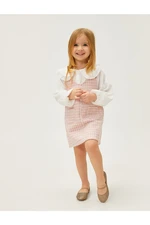 Koton Shirt with a Frill Collar Long Sleeve, Baby Collar