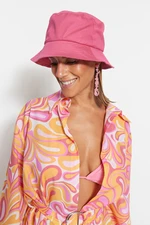 Trendyol Weave Fuchsia 100% Cotton Hat