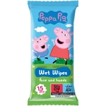 Peppa Pig Wet Wipes vlhčené čisticí ubrousky pro děti 15 ks