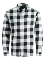 Jack&Jones Pánská košile JJEGINGHAM Slim Fit 12181602 Whisper White XL