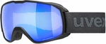 UVEX Xcitd Black Mat Mirror Blue/CV Green Lyžařské brýle