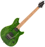 EVH Wolfgang Standard QM Baked MN Transparent Green Guitarra eléctrica