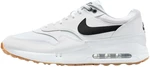 Nike Air Max 1 '86 Unisex Golf Shoe White/Black 42 Calzado de golf para hombres