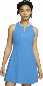 Nike Dri-Fit Advantage Womens Tennis Dress Light Photo Blue/White XS Rochie Tenis