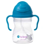 B.BOX Hrneček s brčkem kobaltově modrý 6m+ 240 ml