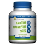 BIO PHARMA Calcium + Magnesium + Zinek 100+50 tablet