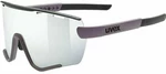 UVEX Sportstyle 236 S Set Plum Black Mat/Smoke Mirrored Kerékpáros szemüveg
