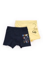 Dagi Blue-Yellow Boy Space Empirme 2-Pack Boxer.