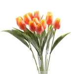 Tulipán řezaný umělý 40cm oranžový