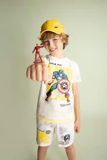 DEFACTO Boy Marvel Comics Regular Fit Crew Neck Short Sleeve T-Shirt
