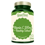 GREENFOOD NUTRITION Vitamin C 500 + extrakt ze šípků 60 kapslí