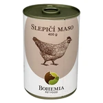 BOHEMIA PET FOOD Konzerva slepičí maso ve vlastní šťávě pro psy 400 g