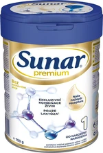 SUNAR Premium 1 počáteční kojenecké mléko 700 g