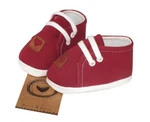 Z&amp;Z Jarní kojenecké botičky, capáčky - bordo, vel. 80-86 (12-18m)