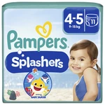 PAMPERS Splashers Baby Shark Plenkové kalhotky do vody vel.4, 9-15kg 11 ks PAMPERS Splashers Baby Shark Plenkové kalhotky do vody vel.4, 9-15kg 11 ks