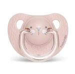 SUAVINEX Premium dudlík anatomický Hygge +18 m Vousky, růžová