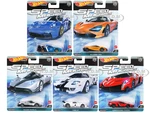 "Speed Machines" 5 piece Set "Car Culture" Series Diecast Model Cars by Hot Wheels