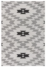 Kusový koberec Flatweave 104869 Cream/Black-120x170