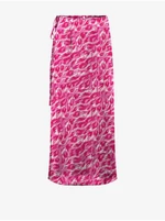 Women's Pink Patterned Maxi Skirt ONLY Nova - Women