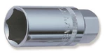 Hlavice na zapalovací svíčky, 1/2", 16mm, 6-hranná s magnetem - JONNESWAY S17M4116