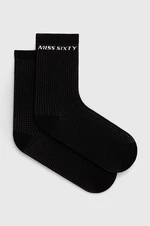 Ponožky Miss Sixty OJ8560 SOCKS dámske, čierna farba, 6L2OJ8560000