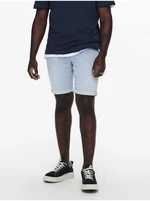 Light blue mens denim shorts ONLY & SONS Ply - Men