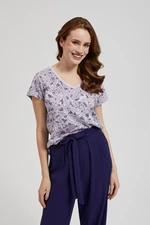 Women's T-shirt MOODO - light purple