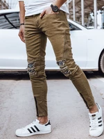 Pánské olivové džínové kalhoty Dstreet