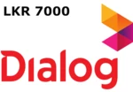 Dialog 7000 LKR Mobile Top-up LK