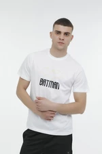 KINETIX Me Batman 11lsnsx04 3fx White Men's Short Sleeve T-shirt