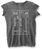 Bob Dylan Camiseta de manga corta Curry Hicks Cage Mujer Grey S